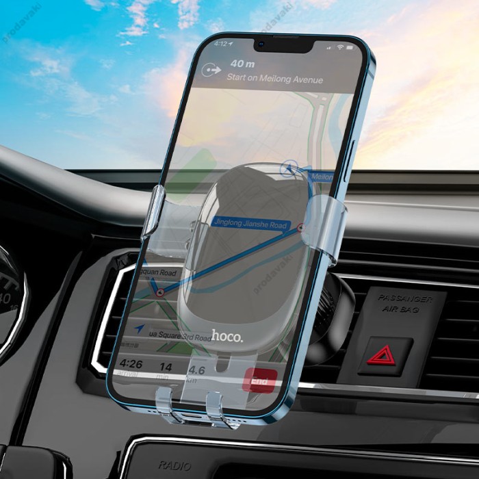 Автомобільний тримач Hoco H7 small gravity Car holder Space Gray